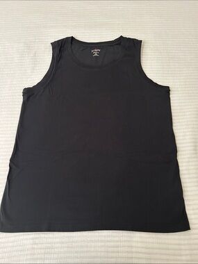 Men’s J. Crew Black Scoop Neck Tank Top Medium
